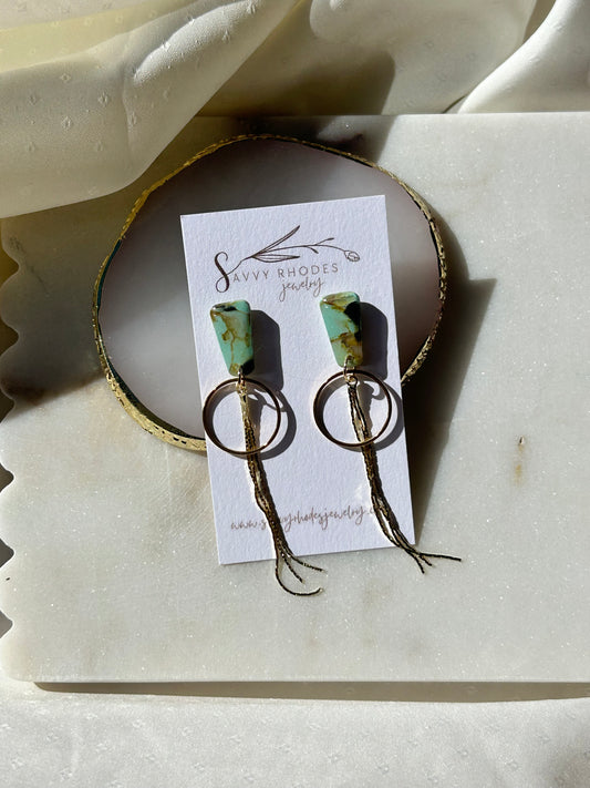 African Tourquoise Dangle