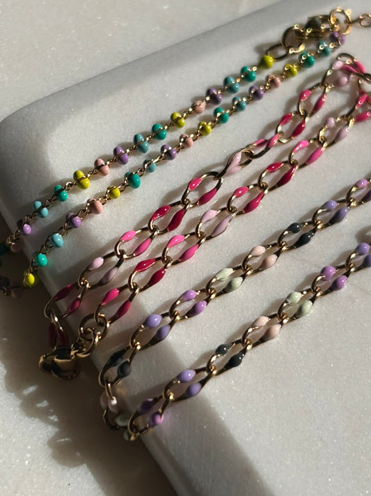 Pink Anklet