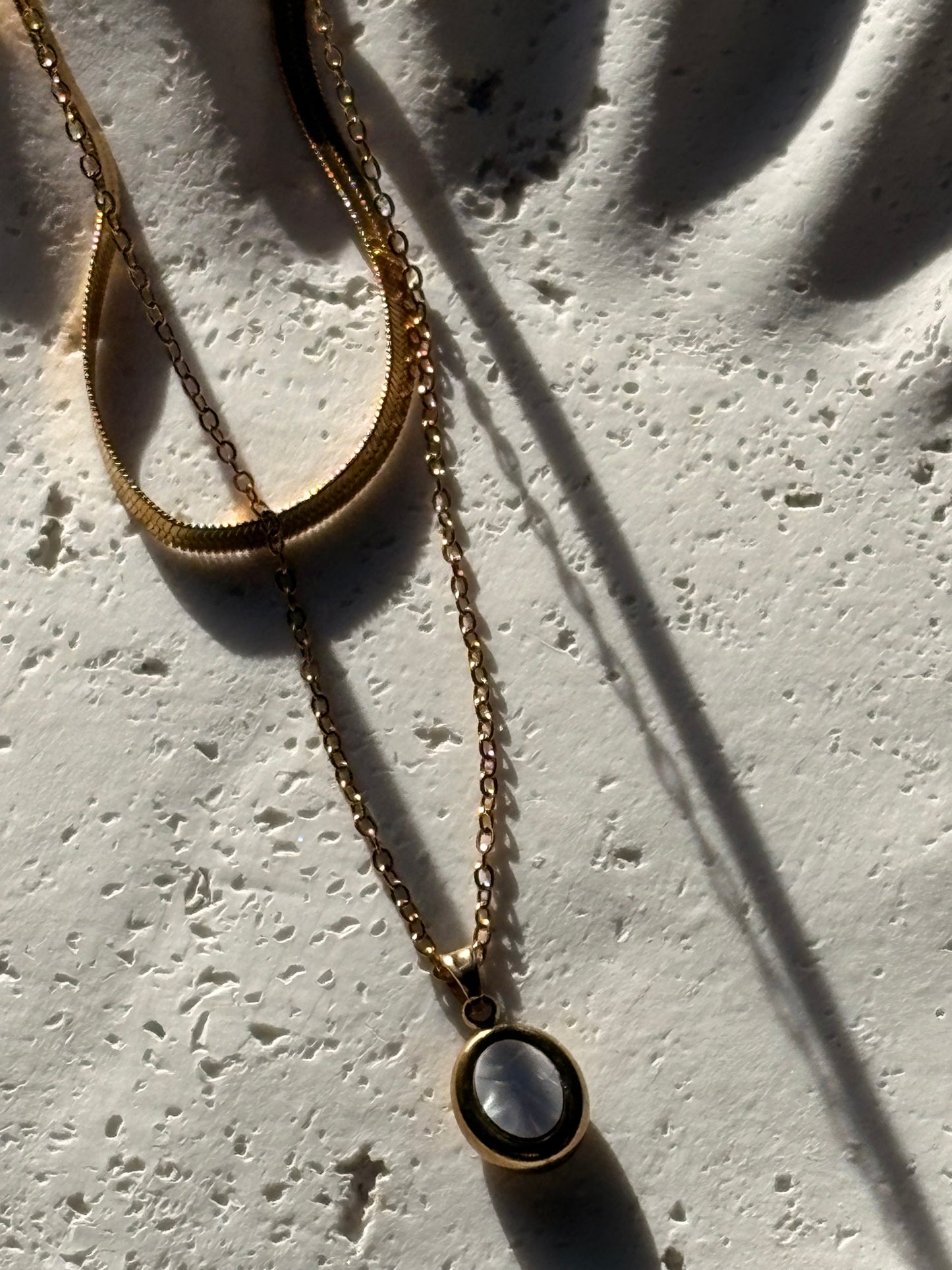 Oval Layered Necklace