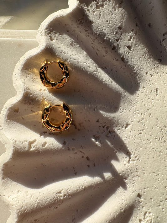 Chunky Textured Hoops