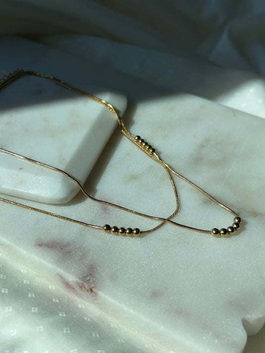 Layered Bead Necklace