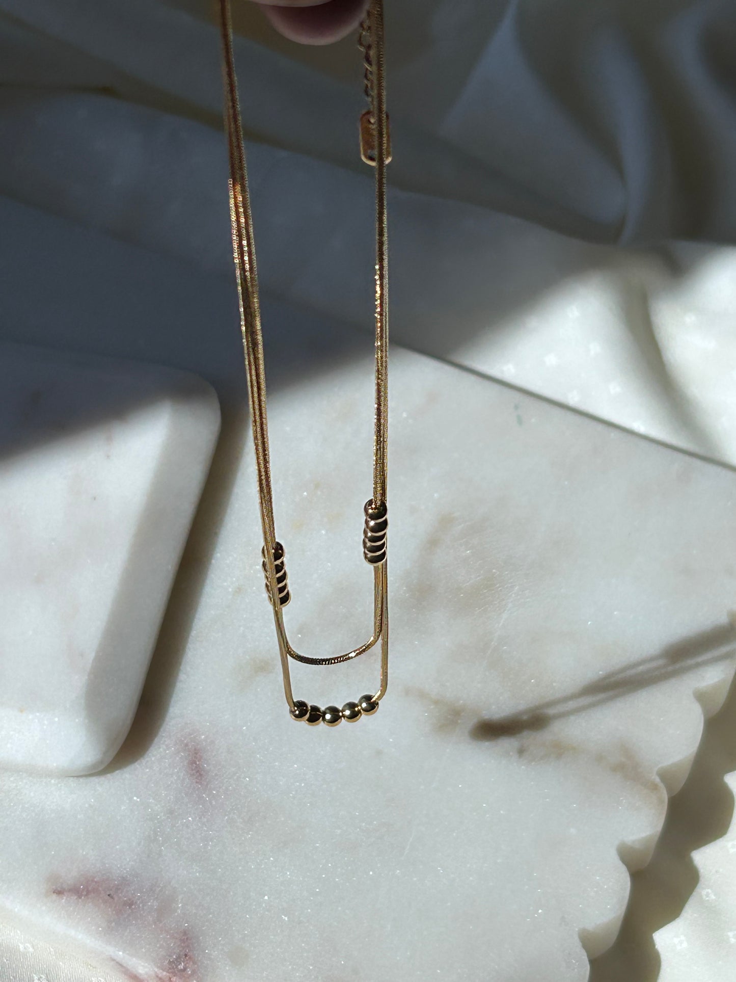 Layered Bead Necklace